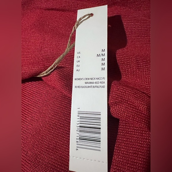 🎄⛄️Rae Dunn Mrs. Claus plaid pj jogger set - Picture 4 of 8